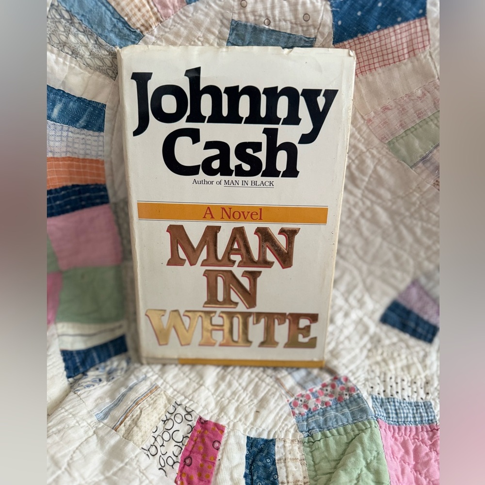 Vintage Man in White Novel by Johnny Cash
